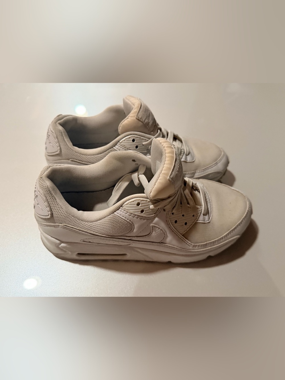 Nike Air Max 90 Triple White – Women’s Size 8.5